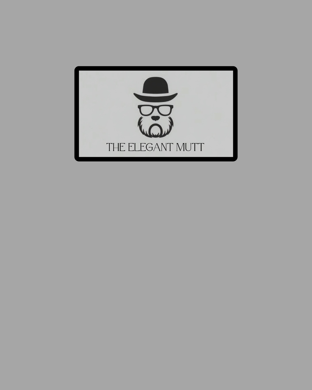 The Elegant Mutt Logo — The Elegant Mutt Graphic Tee