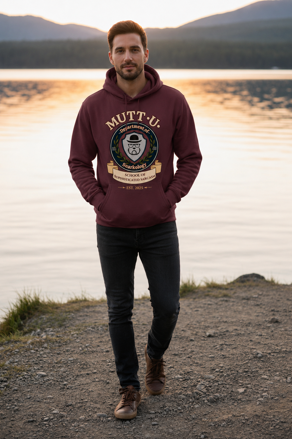 Mutt U Dept of Snarkology Campus Hoodie