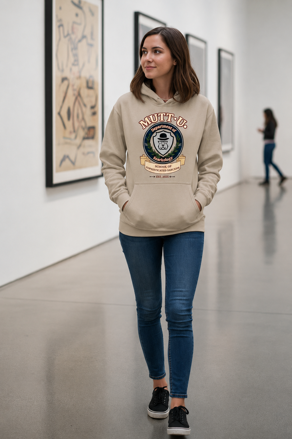 Mutt U Dept of Snarkology Campus Hoodie