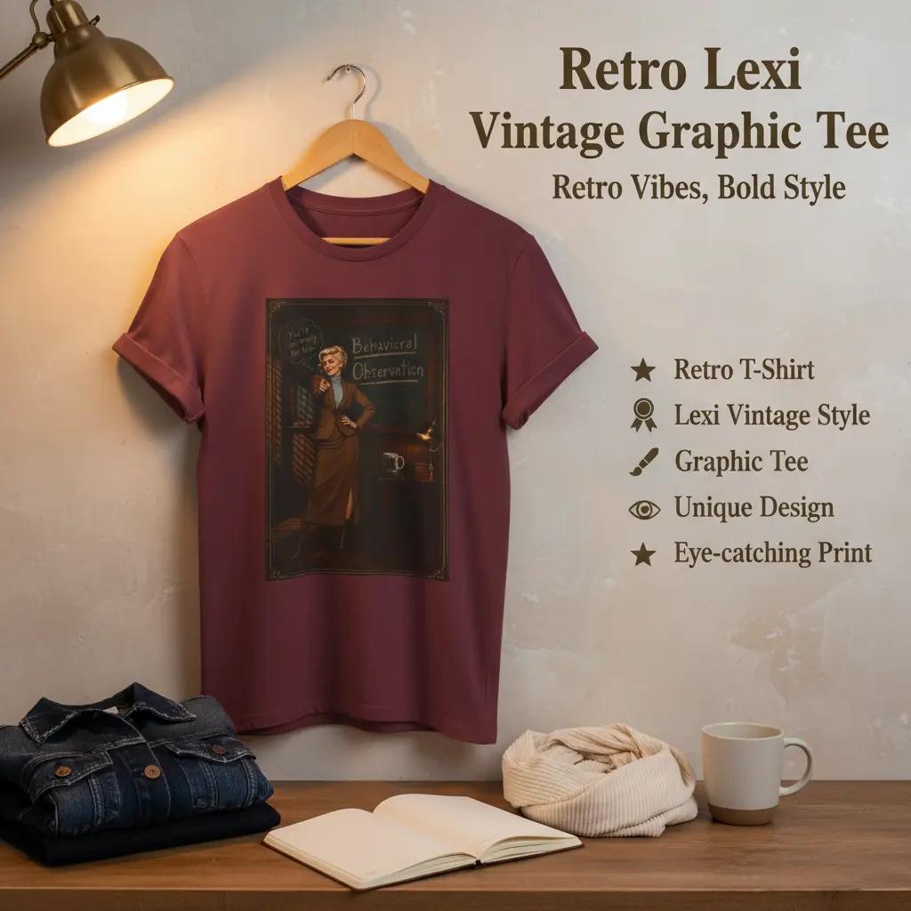 You're Not Ready for This Retro T‑Shirt — Lexi Vintage Style Graphic Tee