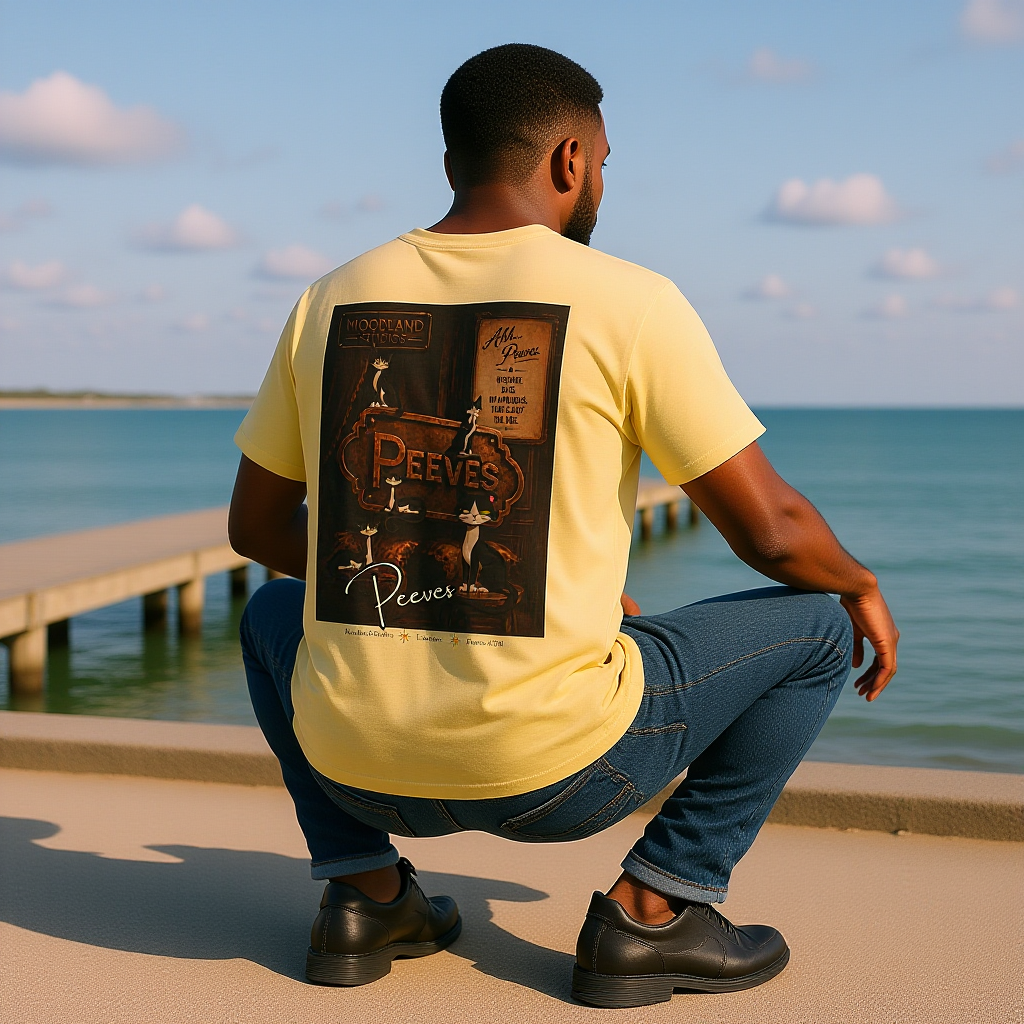 Moodland Studios Peeves Retro T‑Shirt — Vintage Studio Poster Tee