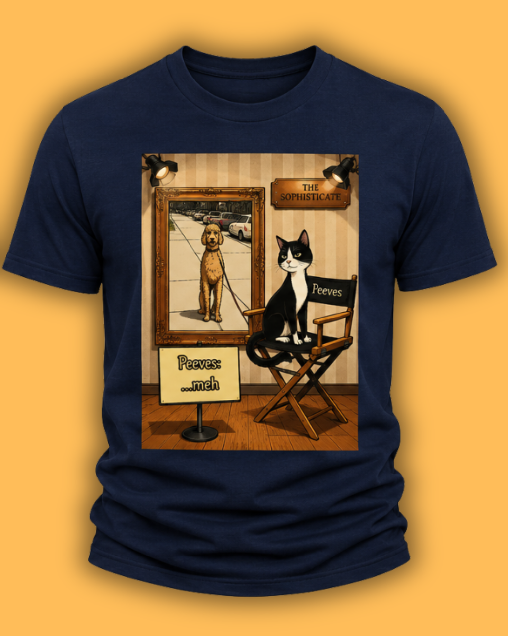 Peeves: Meh Retro T-Shirt —  Vintage Style Graphic Tee