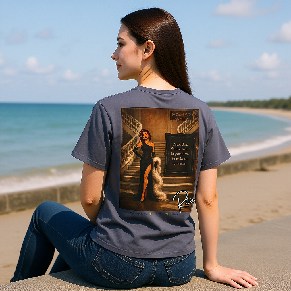Moodland Studios Retro T‑Shirt — Rita #101 Poster Tee