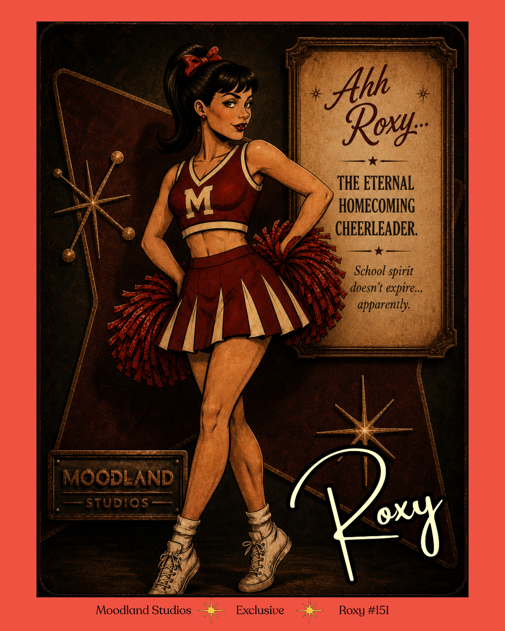 Moodland Studios Roxy Retro T-Shirt — Vintage Studio Poster Tee