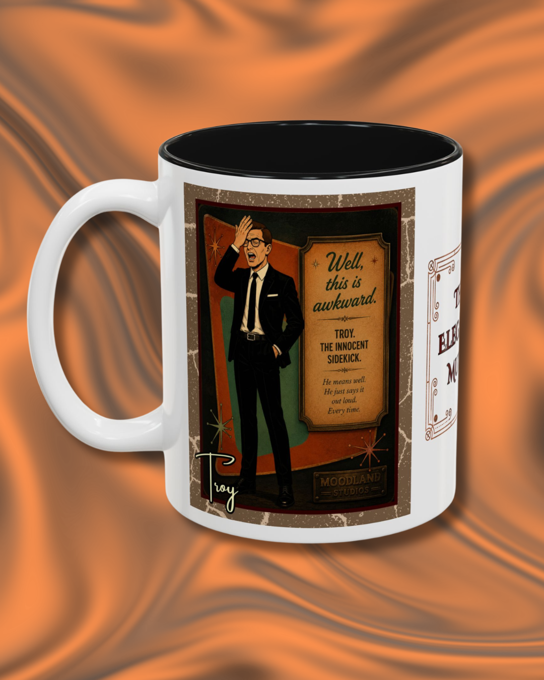 Troy Accent Mug - Two Tone Coffee Cup (11oz)